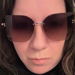 Kate Spade Ariella/G/S Gold Rimless Sunnies – 58-15-140